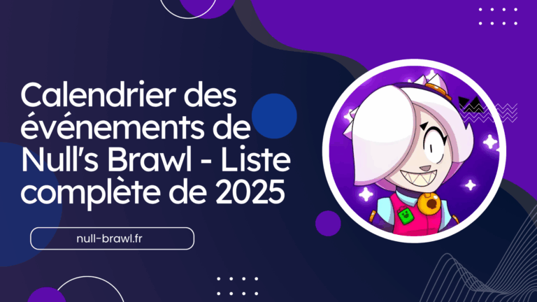 Calendrier des événements de Null’s Brawl – Liste complète de 2025